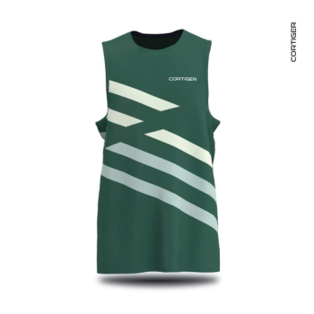 CORTIGER - Woman's Singlet Linea Deep Green